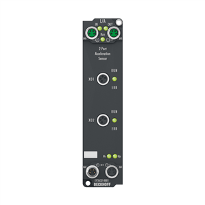 Beckhoff EP3632-0001 EtherCAT Box, 2-channel analog input, IEPE/accelerometer, 16 bit, 50 ksps, M8