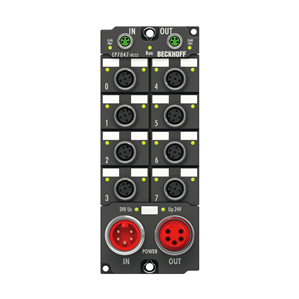 Beckhoff EP7047-1032 EtherCAT Box, 1-channel motion interface, stepper motor, 48 V DC, 5 A, M12, with incremental encoder