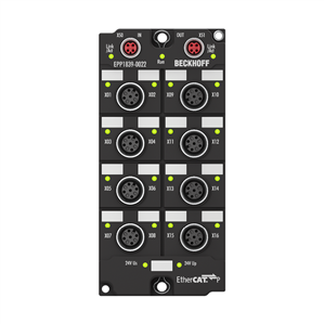 Beckhoff EPP1839-0022 EtherCAT P Box, 16-channel digital input, 24 V DC, M12, with diagnosticsNew Turkey