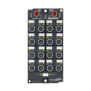 Beckhoff EPP1809-0021 EtherCAT P Box, 16-channel digital input, 24 V DC, 3 ms, M8 Turkey