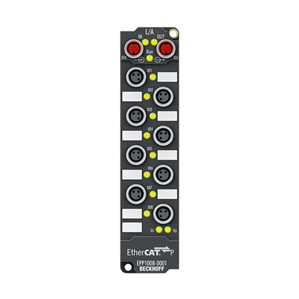 Beckhoff EPP1008-0001 EtherCAT P Box, 8-channel digital input, 24 V DC, 3 ms, M8 Turkey