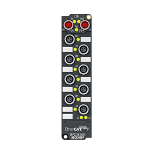 Beckhoff EPP2318-0001 EtherCAT P Box, 4-channel digital input + 4-channel digital output, 24 V DC, 10 µs, 05 A, M8 Turkey