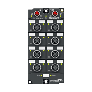 Beckhoff EPP2008-0022 EtherCAT P Box, 8-channel digital output, 24 V DC, 05 A, M12 Turkey