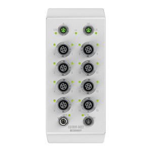 Beckhoff EQ1809-0022 EtherCAT Box, 16-channel digital input, 24 V DC, 3 ms, M12, stainless steel
