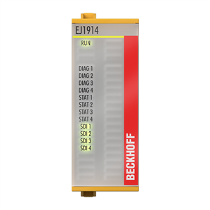 Beckhoff EJ1914 EtherCAT plug-in module, 4-channel digital input, 24 V DC, TwinSAFE, TwinSAFE Logic Turkey