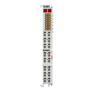 Beckhoff KL2889 Bus Terminal, 16-channel digital output, 24 V DC, 05 A, ground switching