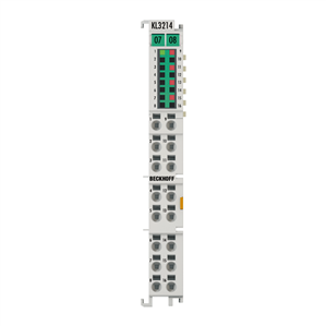 Beckhoff KL3214 Bus Terminal, 4-channel analog input, temperature, RTD (Pt100), 16 bit, 3-wire connection