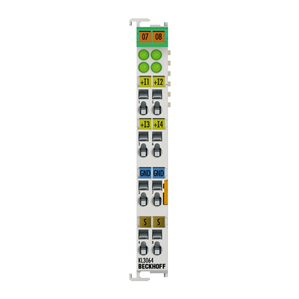 Beckhoff KL3064 Bus Terminal, 4-channel analog input, voltage, 0…10 V, 12 bit, single-ended, with shield connector Turkey