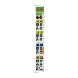 Beckhoff KL3102 Bus Terminal, 2-channel analog input, voltage, ±10 V, 16 bit, differential