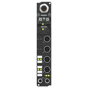 Beckhoff IP2512-Bxxx Fieldbus Box, 2-channel PWM output, 24 V DC, 25 A, M12