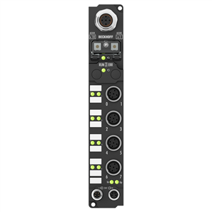 Beckhoff IP2302-Bxxx Fieldbus Box, 4-channel digital input + 4-channel digital output, 24 V DC, 3 ms, 05 A, M12 Turkey