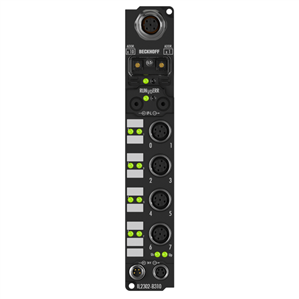 Beckhoff IL2302-B310 Coupler Box, 4-channel digital input + 4-channel digital output, PROFIBUS, 24 V DC, 3 ms, 05 A, M12