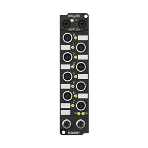 Beckhoff IE2041 Extension Box, 8-channel digital output, 24 V DC, 2 A (∑ 12 A), M8