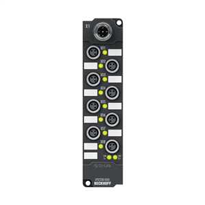 Beckhoff EPI2338-0001 IO-Link box, 8-channel digital combi, 24 V DC, 3 ms, 05 A, M8