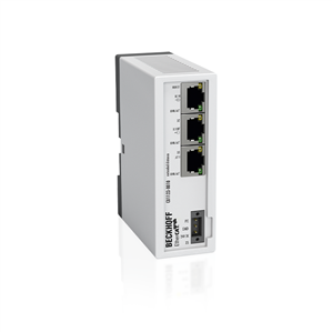 Beckhoff CU1123-0010 Infrastructure, 3-port junction, EtherCAT, 100 Mbit/s, 24 V DC, RJ45, Extended Distance