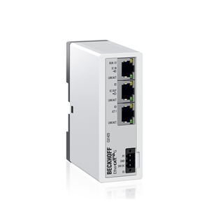 Beckhoff CU1423 Infrastructure, 3-port junction, EtherCAT G, 1 Gbit/s, 24 V DC, RJ45