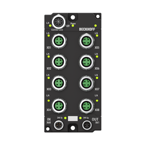 Beckhoff CU2508-0022 Infrastructure, 8-port port multiplier, Ethernet, 24 V DC, M12New Turkey