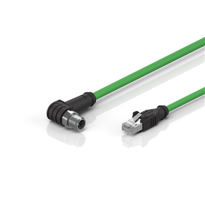 Beckhoff ZK1096-8391-0xxx Industrial Ethernet/EtherCAT G/G10 cable, Cat6/Cat6A, PUR, 4 x 2 x AWG26, fixed installation
