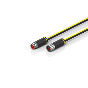 Beckhoff ZK7206-2219-Axxx B17, ENP cable, PUR, 3 G 15 mm² + (1 x 4 x AWG22), drag-chain suitable, key 1 (24 V DC)
