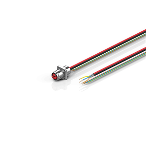 Beckhoff ZK7206-AG12-0xxx B17, ECP cable, PUR, 3 G 15 mm² + (1 x 4 x AWG22), drag chain suitable, key 1 (24 V DC)