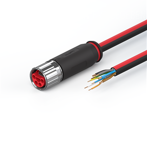 Beckhoff ZK7908-3000-0xxx B17, ECP cable, PUR, 5 G 15 mm² + (1 x 4 x AWG22), drag chain suitable, key 3 (user-defined voltage)