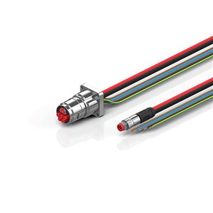 Beckhoff ZK7908-BW00-0xxx B17, ECP cable, PUR, 5 G 15 mm² + (1 x 4 x AWG22), drag chain suitable, key 3 (user-defined voltage)