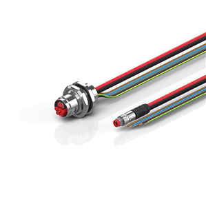 Beckhoff ZK7908-AU00-0xxx B17, ECP cable, PUR, 5 G 15 mm² + (1 x 4 x AWG22), drag chain suitable, key 3 (user-defined voltage)