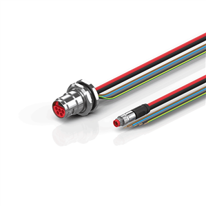 Beckhoff ZK7908-BZ00-0xxx B17, ECP cable, PUR, 5 G 15 mm² + (1 x 4 x AWG22), drag chain suitable, key 3 (user-defined voltage)