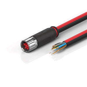 Beckhoff ZK7714-3100-0xxx B23, ECP cable, PUR, 5 G 40 mm² + (1 x 4 x AWG22), drag chain suitable, key 2 (400 V AC)