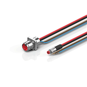 Beckhoff ZK7624-AN00-0xxx B17, ECP cable, PUR, 4 x 15 mm² + (1 x 4 x AWG22), drag chain suitable, key 2 (user-defined voltage)