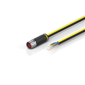Beckhoff ZK7624-2500-Axxx B17, ENP cable, PUR, 4 x 15 mm² + (1 x 4 x AWG22), drag chain suitable, key 2 (user-defined voltage)