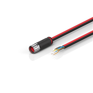 Beckhoff ZK7624-2400-0xxx B17, ECP cable, PUR, 4 x 15 mm² + (1 x 4 x AWG22), drag chain suitable, key 2