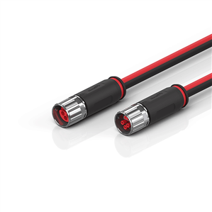 Beckhoff ZK7610-1819-0xxx B17, ECP cable, PUR, 3 G 25 mm² + (1 x 4 x AWG22), drag-chain suitable, key 2 (230 V AC)