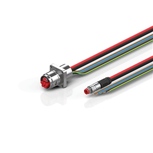 Beckhoff ZK7608-AS00-0xxx B17, ECP cable, PUR, 5 G 15 mm² + (1 x 4 x AWG22), drag chain suitable, key 2 (400 V AC)