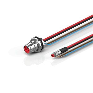 Beckhoff ZK7224-BT00-0xxx B17, ECP cable, PUR, 4 x 15 mm² + (1 x 4 x AWG22), drag chain suitable, key 1 (2 x 24 V DC)