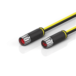 Beckhoff ZK7206-1819-Axxx B17, ENP cable, PUR, 3 G 15 mm² + (1 x 4 x AWG22), drag chain suitable, key 1 (24 V DC)
