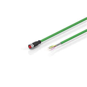 Beckhoff ZK4724-0410-2xxx Resolver connection cable 025 mm² with M12 plug for motors with resolver, drag-chain suitable