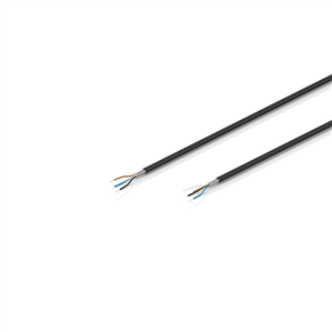 Beckhoff ZB9050 Power/sensor cable, PUR, 4 x 034 mm², drag-chain suitable, black