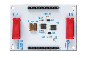 Infineon EB 2ED2410 3D 1BCS EiceDRIVER™ APD 2ED2410-EM - 24 V evaluation MOSFET daughterboard, common source