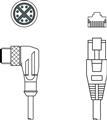 Leuze KSS GB-M12-8W-RJ45-A-P7-050 Interconnection cable