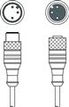 Leuze CB-M12-1500X-3GF/GM Interconnection cable