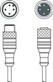 Leuze K-DS M12A-M12A-4P-5m-PVC