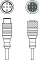 Leuze KB DN/CAN-1000 SBA Interconnection cable
