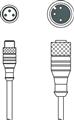 Leuze KDS U-M8-3A-M12-3A-P1-003 Interconnection cable