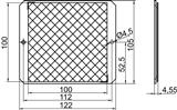 Leuze CTS 100x100 Cooperative target