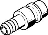 Festo KS4-N-9 Quick coupling plug