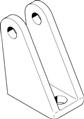 Festo LBN-8/10 Clevis foot