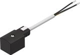 Festo KMF-1-24DC-2.5-LED Plug socket with cable