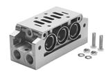 Festo NAVW-3/8-2-ISO Manifold sub-base with angled connections