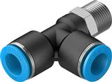 Festo QSTL-3/8-12 Push-in T-fitting